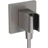 Image de hansgrohe, Système de douche, HG Raccord mural FixFit E avec support de douche brushed black