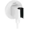 Image de hansgrohe, Système de douche, HG Raccord mural FixFit S avec support de douche blanc mat