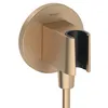 Image de Support pommeau de douche HANSGROHE FixFit S bronze brossé