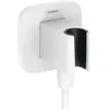 Image de hansgrohe, Système de douche, HG Raccord mural FixFit Q avec support de douche blanc mat
