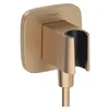 Image de Support de douchette HANSGROHE FixFit Q Bronze brossé
