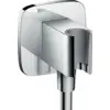 Image de Support pommeau de douche avec raccordement HANSGROHE Fixfit Q chromé