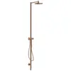 Image de hansgrohe, Système de douche, AXOR Starck kit colonne de douche, douche de tête 240 1jet, avec thermostat, montage appa