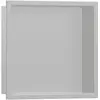 Image de hansgrohe, Rangement pour douche, Niche murale XtraStoris Original avec cadre, gris béton 300x300x100mm (30 x 10 x 30 cm)