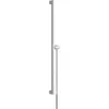Image de hansgrohe, Système de douche, Unica barre de douche E Puro, 90 cm avec support de pommeau de douche Easy Slide et flexib