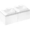 Image de hansgrohe, Console de lavabo, Xelu Q Console avec 2 découpes, 1360x550, pour vasque à poser, polie, 54099