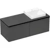 Image de hansgrohe, Console de lavabo, Xelu Q Console avec découpe à droite, 1360x550, pour vasque à poser, polie, 54098