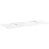 Image de hansgrohe, Console de lavabo, Xelu Q Console avec 2 découpes, 1360x550, pour vasque à poser, avec trou pour robinet, 5