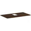 Image de hansgrohe, Console de lavabo, Xelu Q Console avec découpe au centre, 980x550, pour vasque à poser, avec trou pour robi