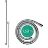 Image de hansgrohe, Barre de douche + curseur, Unica barre de douche S Puro 90 cm, support de pomme de douche Easy Slide, flexible de dou