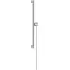 Image de hansgrohe, Barre de douche + curseur, Unica barre de douche S Puro 65 cm, support de pommeau de douche Easy Slide, flexible de d