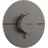 Image de hansgrohe, Robinetterie de salle de bains, ShowerSelect Comfort S thermostat, encastré, 1 consommateur, rosace ronde, avec bouton, 1