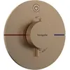 Image de hansgrohe, Robinetterie de salle de bains, ShowerSelect Comfort S thermostat, encastré, 1 consommateur, rosace ronde, avec bouton, 1