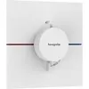 Image de hansgrohe, Robinetterie de salle de bains, ShowerSelect Comfort E thermostat, encastré, 1 consommateur, rosace carrée, 15574