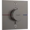 Image de hansgrohe, Robinetterie de salle de bains, ShowerSelect Comfort E thermostat, encastré, 2 consommateurs, rosace carrée, avec combin