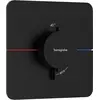Image de hansgrohe, Robinetterie de salle de bains, ShowerSelect Comfort Q thermostat, encastré, 1 consommateur, rosace Soft Edge, 15588