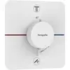 Image de hansgrohe, Robinetterie de salle de bains, ShowerSelect Comfort Q thermostat, encastré, 2 consommateurs, rosace Soft Edge, 15583