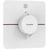 Image de hansgrohe, Robinetterie de salle de bains, ShowerSelect Comfort Q thermostat, encastré, 1 consommateur, rosace Soft Edge, avec touch