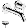 Image de hansgrohe, Robinetterie de salle de bains, Tecturis S Mitigeur monocommandé pour lavabo encastré pour montage mural, saillie 165 mm