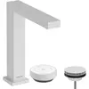 Image de hansgrohe, Robinetterie de salle de bains, Tecturis E Mitigeur monocommandé pour lavabo 150, 2 trous, garniture découlement non ver