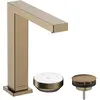 Image de hansgrohe, Robinetterie de salle de bains, Tecturis E 2-gats wastafelkraan 150 CoolStart met waste Brushed Bronze