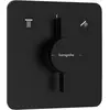 Image de hansgrohe, Robinetterie de salle de bains, HG Mitigeur DuoTurn Q encastré, 2 consommateurs noir mat