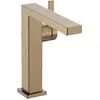 Image de hansgrohe, Robinetterie de salle de bains, Tecturis Wastafelmengkraan - zonder waste - 15.7cm uitloop - geborsteld brons