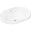 Image de hansgrohe, Lavabo, Xuniva U lavabo encastré, SmartClean, avec trop-plein, sans trou pour robinet, 550x400mm (400 mm, 550 mm)