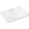 Image de hansgrohe, Lavabo, Xuniva Q lavabo encastré, SmartClean, avec trop-plein, sans trou pour robinet, 550x400mm (400 mm, 550 mm)