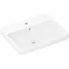 Image de hansgrohe, Lavabo, Xuniva Q lavabo encastré, avec trop-plein, 1 trou pour robinet, 550x450mm, blanc (450 mm, 550 mm)
