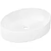 Image de hansgrohe, Lavabo, Xuniva D lavabo à poser, SmartClean, sans trop-plein, sans trou pour robinet, 550x400mm (400 mm, 550 mm)