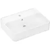 Image de hansgrohe, Lavabo, Xuniva Q lavabo à poser, avec trop-plein, 1 trou pour robinet, 600x450mm, blanc (450 mm, 600 mm)