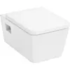 Image de hansgrohe, Cuvette toilettes + bidet, EluPura Original Q kit WC suspendu, 365x540mm, AquaChannel Flush, siège WC inclus