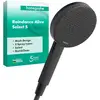 Image de hansgrohe, Pommeau de douche, Douche main ronde avec jets multiples, anti-calcaire et sélection de pulvérisation (3 Types de jets, 10.30 l/min)