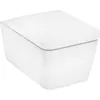 Image de hansgrohe, Cuvette toilettes + bidet, EluPura Q kit pour WC suspendu 540 AquaFall Flush, siège de WC inclus, SmartClean, blanc