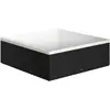 Image de hansgrohe, Lavabo, AXOR Suite lavabo à poser, rectangulaire, 285x285mm, avec cadre métal, sans trop-plein (285 mm, 285 mm)