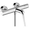 Image de hansgrohe, Robinetterie de salle de bains, Ecostat élément thermostatique pour baignoire, saillie 177mm, apparent, 2 consommateurs