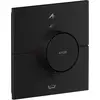 Image de hansgrohe, Robinetterie de salle de bains, AXOR ShowerSelect ID thermostat, encastré, carré, 2 consommateurs, combinaison de sécur