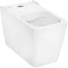 Image de hansgrohe, Cuvette toilettes + bidet, EluPura Q WC sur pied pour réservoir de chasse d'eau apparent 640, AquaFall Flush, blanc, 60263450