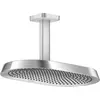Image de Axor, Pommeau de douche, ShowerSphere Douche de tête 370/220 2jet avec raccordement au plafond, 39757000, 39757000 (2 Types de jets, 10.40 l/min)