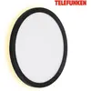 Image de Telefunken, Éclairage d'extérieur, - Nizza - Lampe d'extérieur LED, 4000K, IP44, 15W, noir, plastique, à 28 cm (2000 lm, IP44)