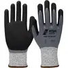 Image de Nitras, Gants de protection, OIL GRIP CUT, gants de protection contre les coupures, fil spécial, gris, avec double revêtement (7)