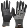 Image de Nitras, Gants de protection, Gants de protection contre les coupures TAEKI, fil spécial TAEKI, gris, enduction PU, noir (code (8)