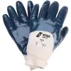 Image de Nitras, Gants de protection, Gants en nitrile, jersey coton, couleur naturelle, enduction nitrile, bleu (code couleur : 2216), 3 (10)
