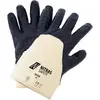 Image de Nitras, Gants de protection, Gants en nitrile, jersey coton, couleur naturelle, enduction nitrile, bleu (code couleur : 2216), 3 (8)