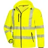 Image de Nitras, Veste de travail, Veste de sécurité coupe-vent jaune fluo, taille 2XL (3XL, 4XL, 5XL, L, M, S, XL, XS, XXL)