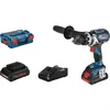 Image de Perceuse visseuse à percussion GSB 18V-110 C BOSCH 2 batt.4.0Ah + charg.GAL - 06019G030B