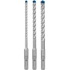 Image de Coffret de 3 forets pour perforateur SDS Plus 7X 6-8-10 mm BOSCH EXPERT 2608900196