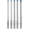 Image de Bosch Professional Zubehör, Foret, EXPERT SDS plus-7X Set de forets marteau, 6/6/8/8/10 mm, 5 pcs. (10 mm, 6 mm, 8 mm)