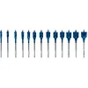 Image de Bosch Professional Zubehör, Foret, EXPERT Self Cut Speed Jeu de mèches plates, 10/12/13/14/16/18/20/22/24/25/28/30/32 mm, 13 pces. (10, 12, 13, 14, 16, 18, 20, 22, 24, 25, 28, 30, 32 millimètres)
